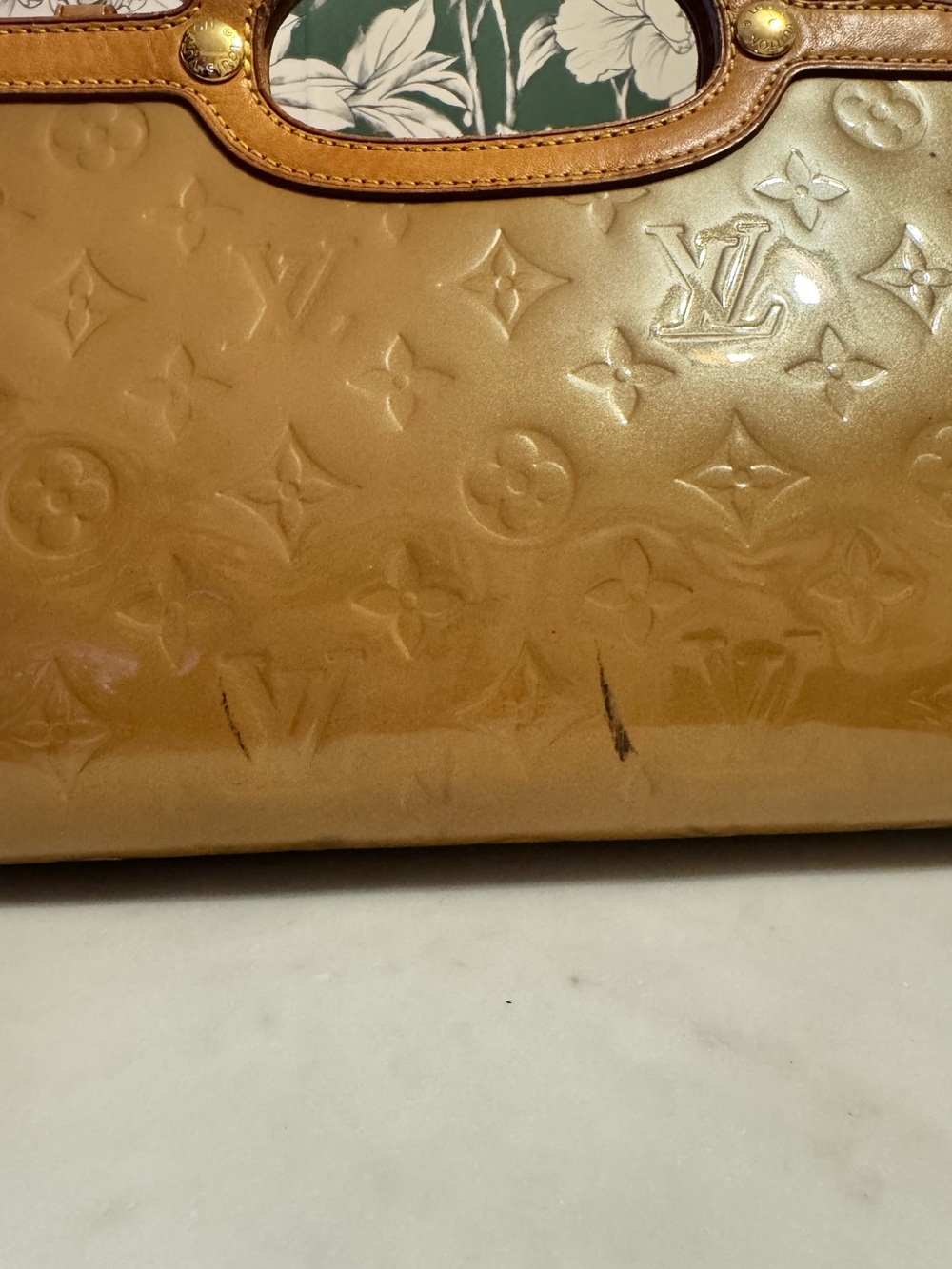 Louis Vuitton Vernis Roxbury with Detachable Shoulder Strap Authentic - Picture 12 of 14